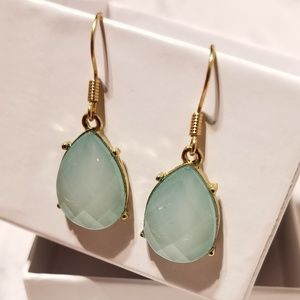 New Elegant Mint Teardrop Earrings